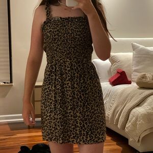 Leopard print dress